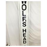 VIEW 3 VERTICAL WOLFS HEAD EMB. SIGN