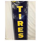 VIEW 3 VERTICAL GATES TIRES SIGN