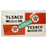 1948 DS TEXACO MOTOR OIL SIGN