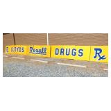 VIEW 6 PORC. 11PC. REXALL SIGN