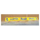 VIEW 7 PORC. REXALL STORE SIGN