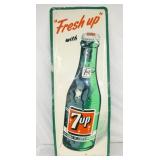 VERTICAL EMB. 7UP SIGN