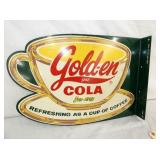 GOLDEN COLA FLANGE SIGN