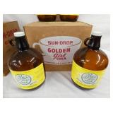 OLD STOCK SUNDROP SYRUP JUGS W/ BOXES