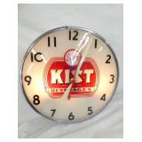 15IN KIST BEVERAGES CLOCK