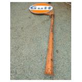 GULF DOG EAR POLE SIGN