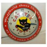 RARE CAST PAW CLOCK