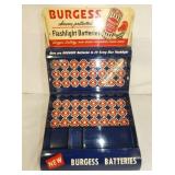 11X15 BURGESS BATTERIES COUNTER DISPLAY