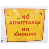 PORC. SHELL NO ADM.NO SMOKING