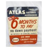 ATLAS ESSO BATTERIES SIGN