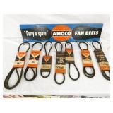 AMOCO STATION FAN BELT RACK