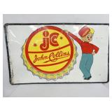 JC JOHN COLLINS SIGN W/ BOY