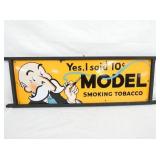 MDEL TOBACCO SIGN