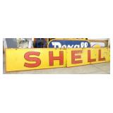 LG 2PC. PORC. SHELL SIGN