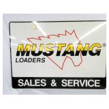 MUSTANG LOADERS DEALER SIGN