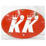 PORC. KK KRISPY KREME SIGN