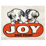 JOY DOG FOOD DIE CUT SIGN