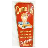 VERTICAL MERITA BREAD SIGN 1952