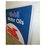 VIEW 3 MOBIL OIL MOTOR OILS SIGN