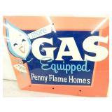 VIEW 3 OLD STOCK GAS EQUPPED SIGN