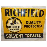 RICHFIELD 1948 DOUBLE SIDED SIGN