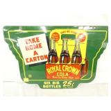 DS ROYAL CROWN DIE CUT SWINGER SIGN