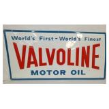 OLD STOCK EMB. VALVOLINE SIGN