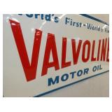VIEW 3 EMB. VALVOLINE MOTOR OIL SIGN