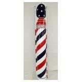 PORC. BARBER POLE SIGN 9X48