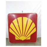 EMB. SHELL CAN SIGN PLASTIC
