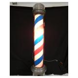 43X8 BARBER SHOP POLE