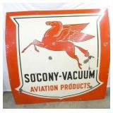 PORC. SOCONY VACUUM AVIATION SIGN