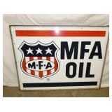 DS MFA OIL SIGN W/ FRAME