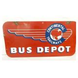 PORC. BUS DEPOT SIGN