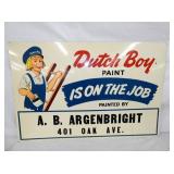 DUTCH BOY PAINT SIGN