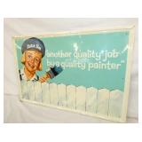 VIEW 4 SELF FRAMED PAINT SIGN