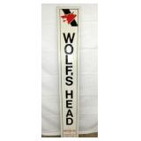 EMB. VERTICAL WOLFS HEAD 12X82