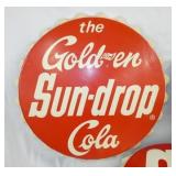 36IN EMB. GOLDEN COLA GIRL SUNDROP CAP