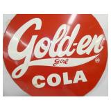 VIEW 4 EMB. GOLDEN COLA CAP SIGN