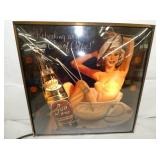 16IN GOLDEN COLA CLOCK