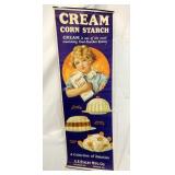 CLOTH CREAM CORN STARCH BANNER