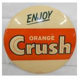 9IN ORANGE CRUSH SIGN
