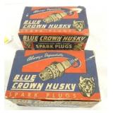OLD STOCK BLUE CROWN HUSKY PLUGS