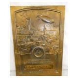 EMB. GOODYEAR BRASS PLAQUE