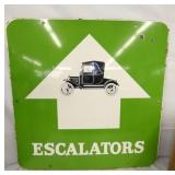 PORC. ESCALATORS DEALER SIGN