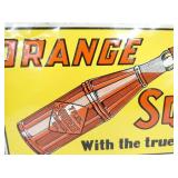 VIEW 4 28X13 ORANGE SQUEEZE EMB. SIGN