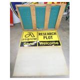 VIEW 4 OLD STOCK SEED EMB. SIGNS