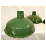 VIEW 2 GREEN ENAMEL STATION LIGHT