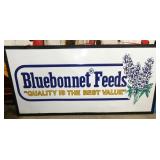 EMB. BLUEBONNET FEEDS SIGN