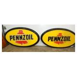 PLASTIC PENNZOIL INSERT SIGNS